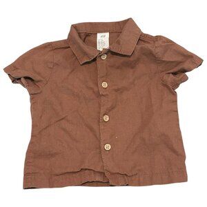 H&M | Linen Baby Button Up